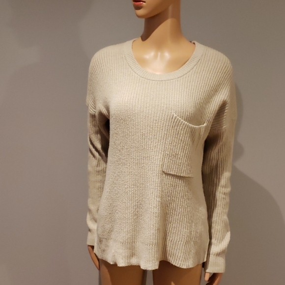Madewell Beige round neck swester size XXS
